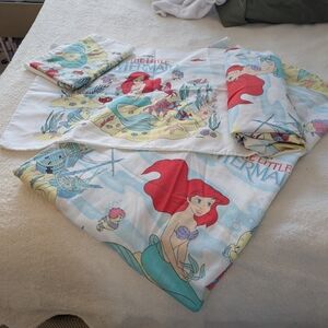 VTG The Little Mermaid Twin Sheet Set
